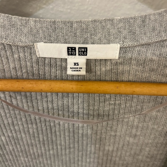 Uniqlo Knit Ribbed Long-Sleeve Cardigan - Picture 3 of 4
